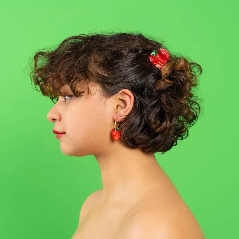 Pince à cheveux Fraise