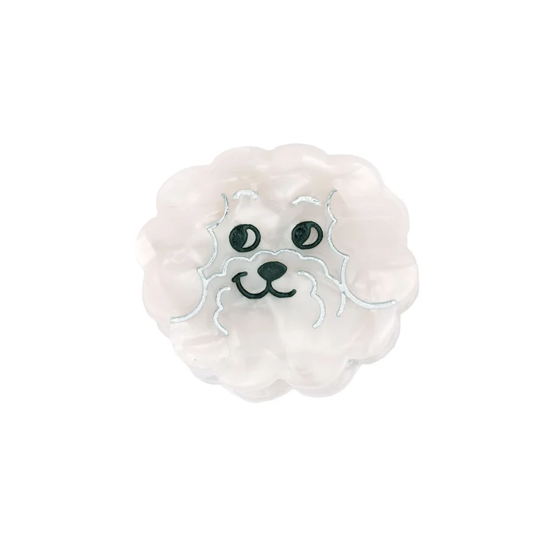 Mini pince à cheveux Bichon
