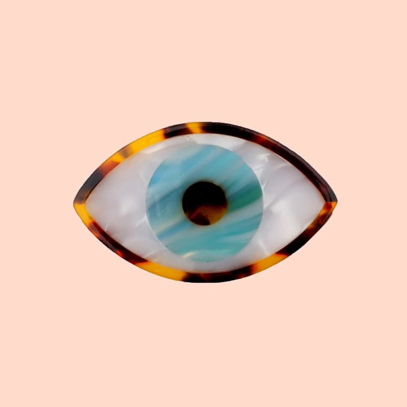 Barrette Oeil - Bleu
