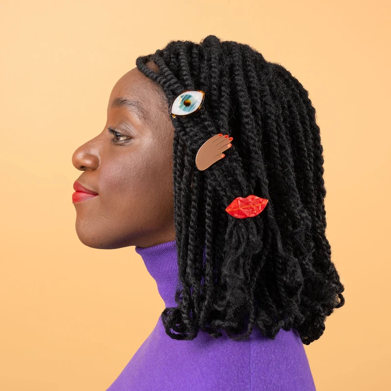 Barrette Main - Noir
