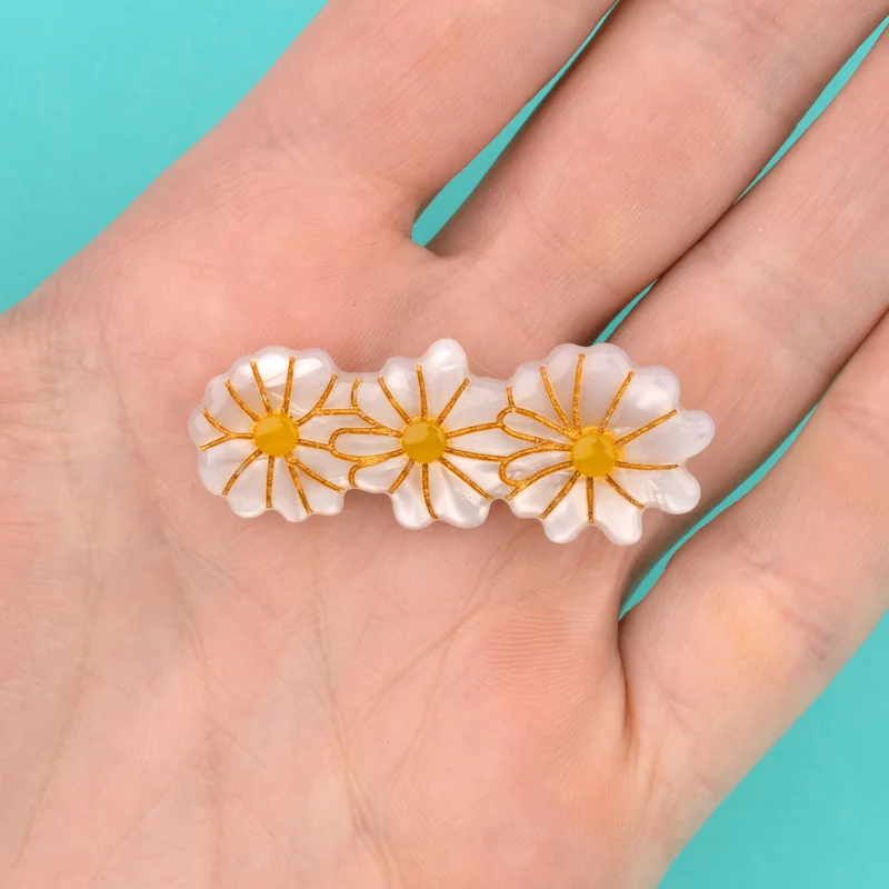 Barrette Pâquerettes