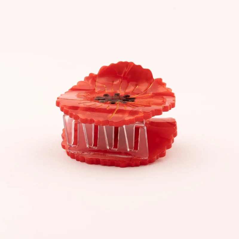 Pince à cheveux Coquelicot