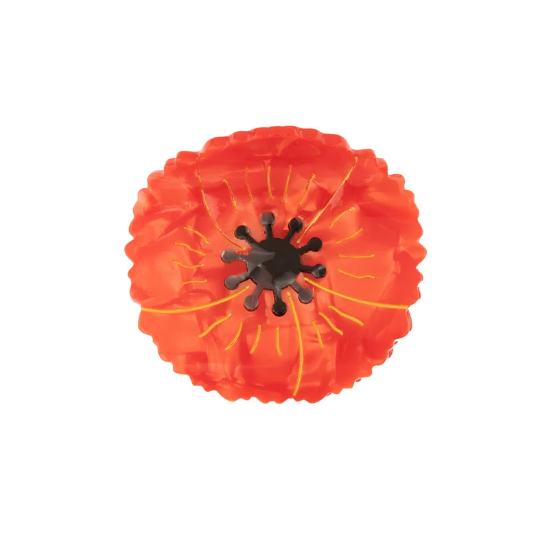 Pince à cheveux Coquelicot