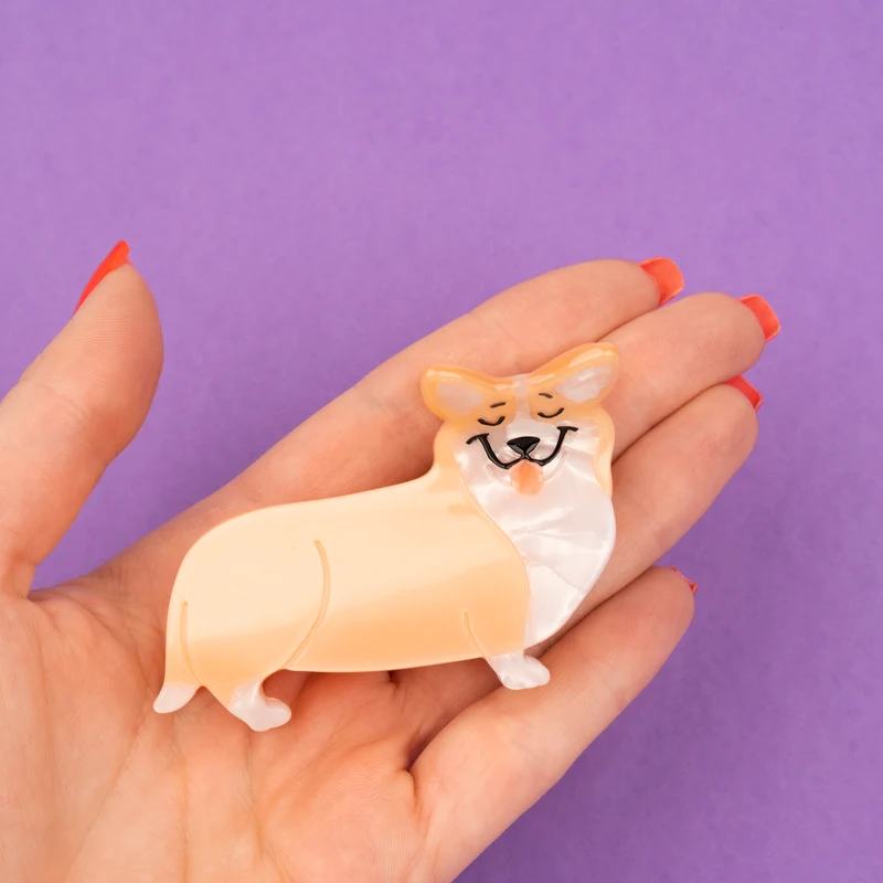 Pince à cheveux Corgi