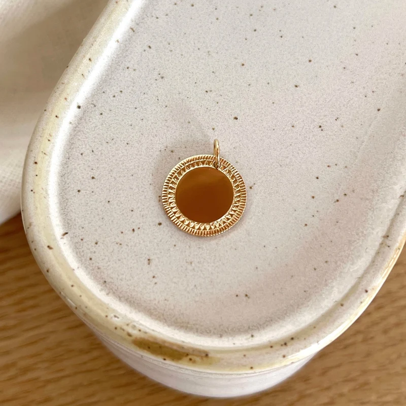 Pendentif "Mini Edlia" plaqué or