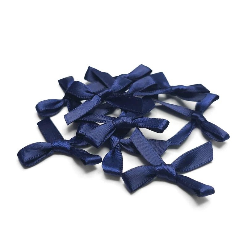 Mini nœuds en ruban satin | Décorations pour couture | Paquets de 10