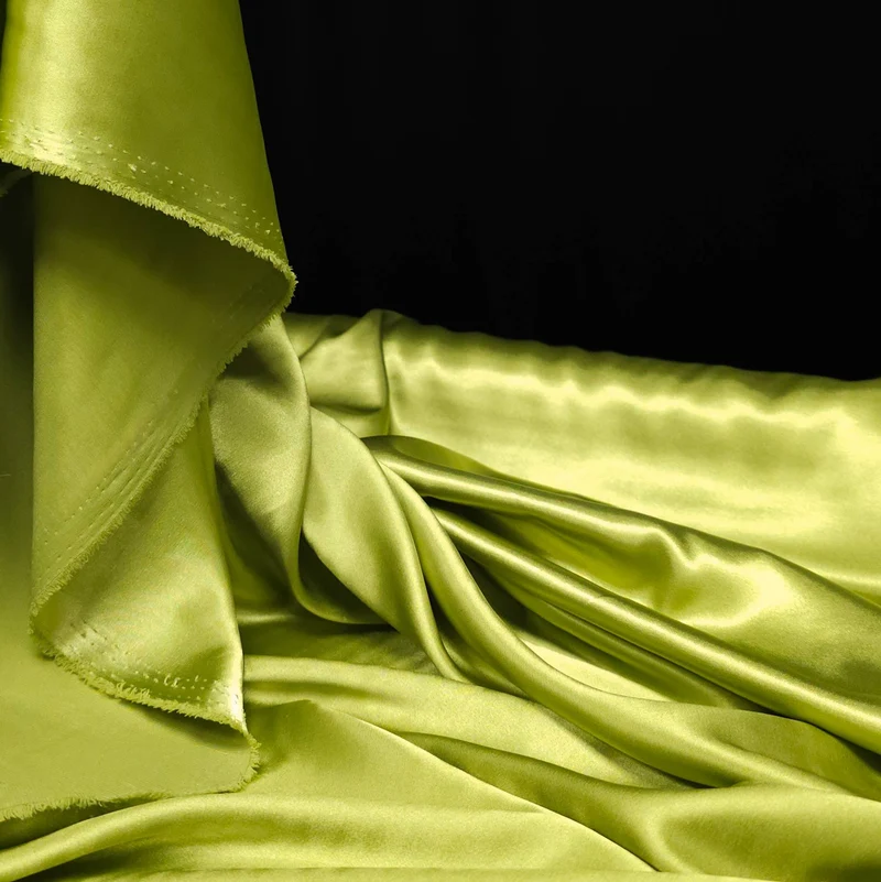 Tissu satin extensible haut de gamme