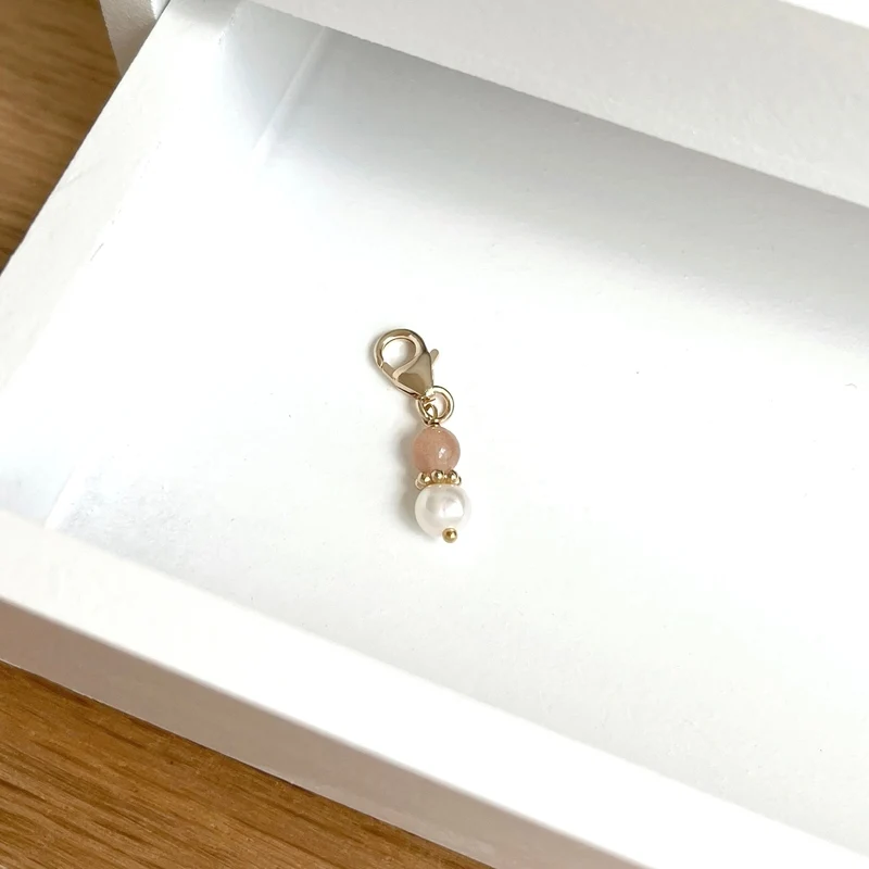Charm "Hortense" plaqué or