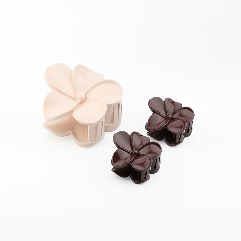 Set de 3 pinces cheveux fleurs