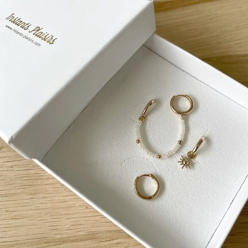 Coffret "Hanya" plaqué or