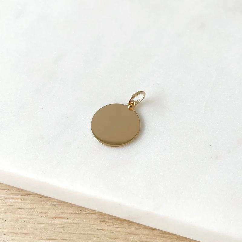 Pendentif "Octavie" plaqué or
