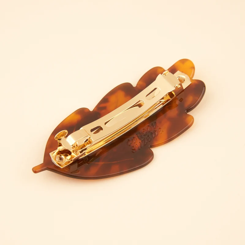 French Barrette Feuille
