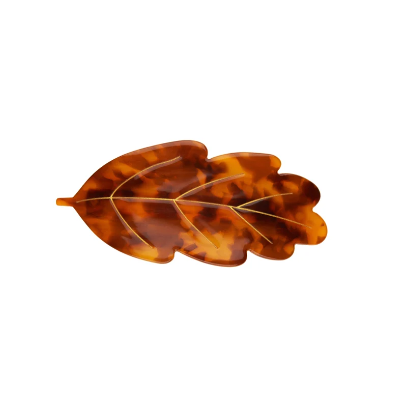 French Barrette Feuille