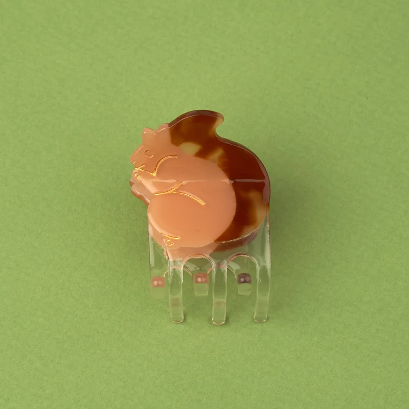 Mini pince à cheveux Écureuil
