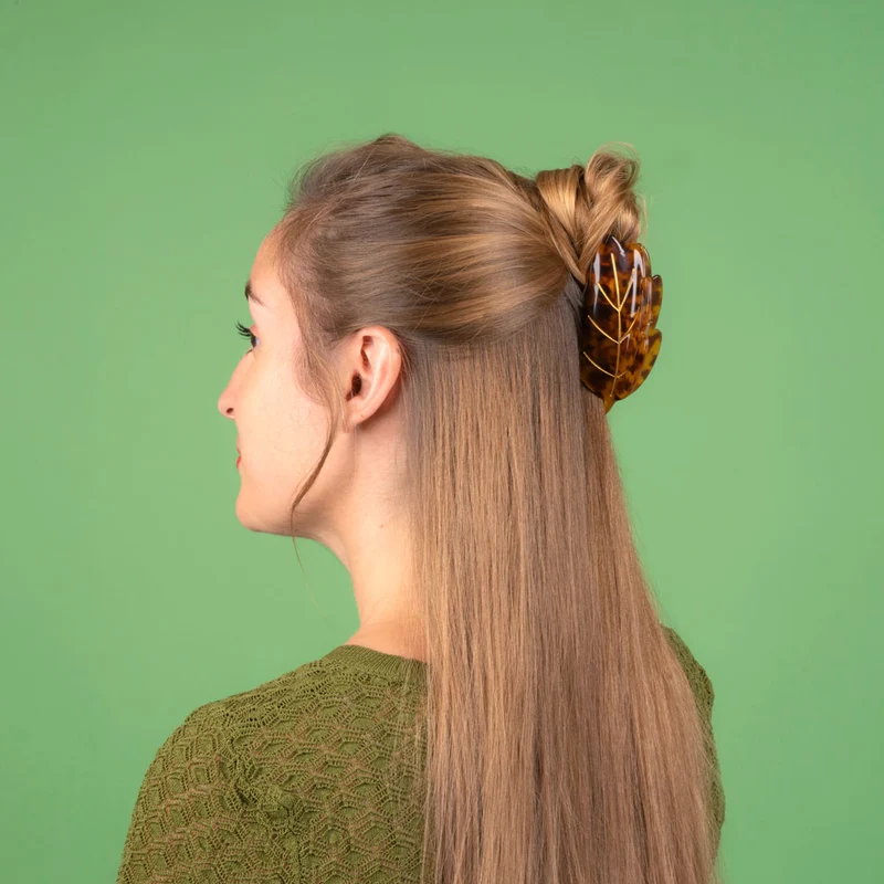 Pince à cheveux Feuille