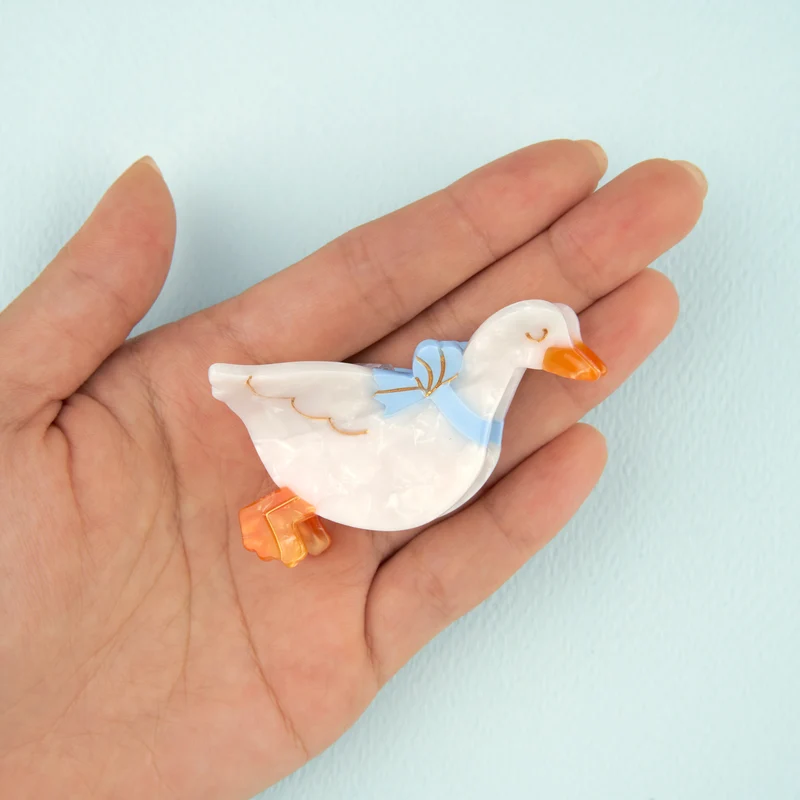 Mini pince à cheveux Oie