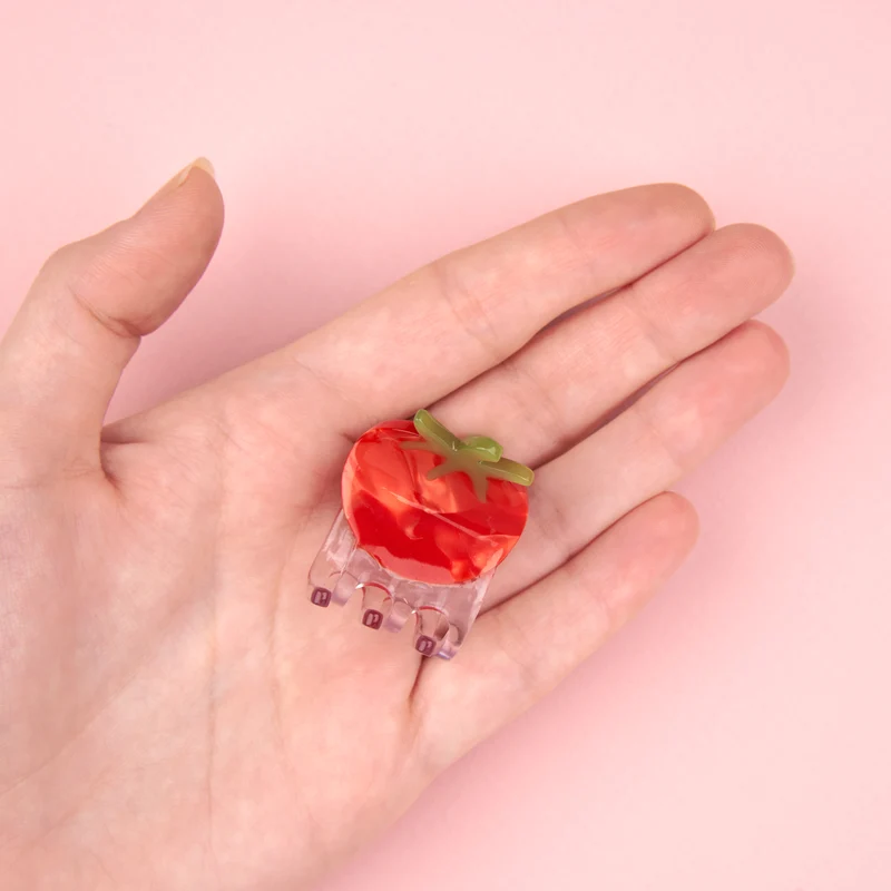 Mini pince à cheveux Tomate Cerise
