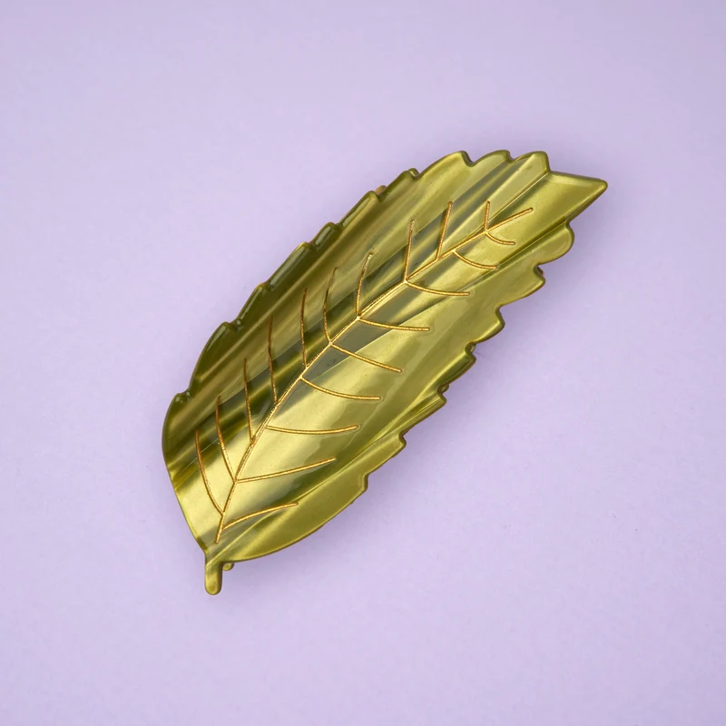 Pince à cheveux Feuille de châtaignier