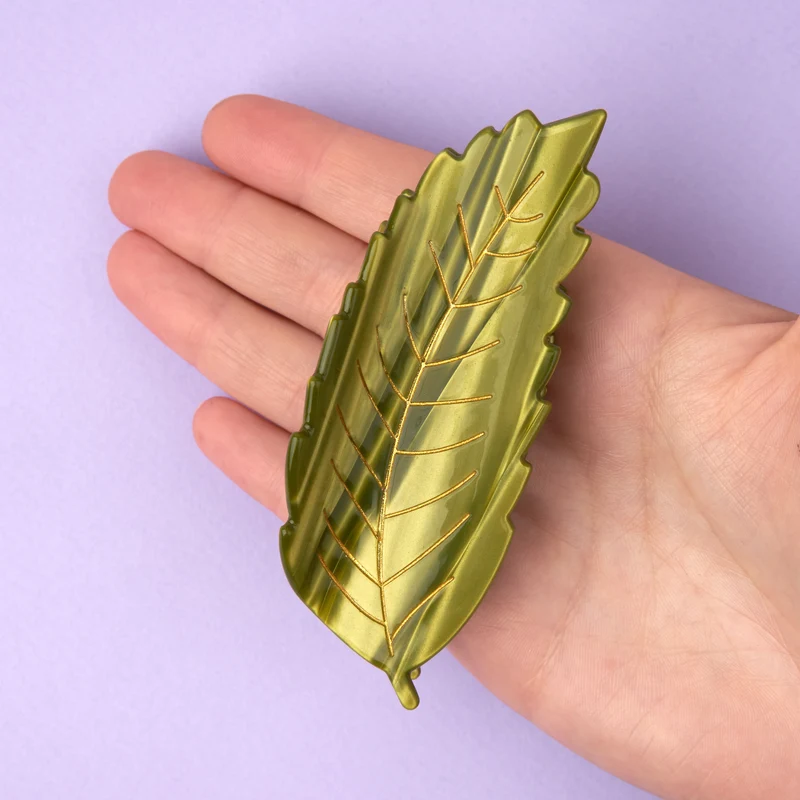 Pince à cheveux Feuille de châtaignier