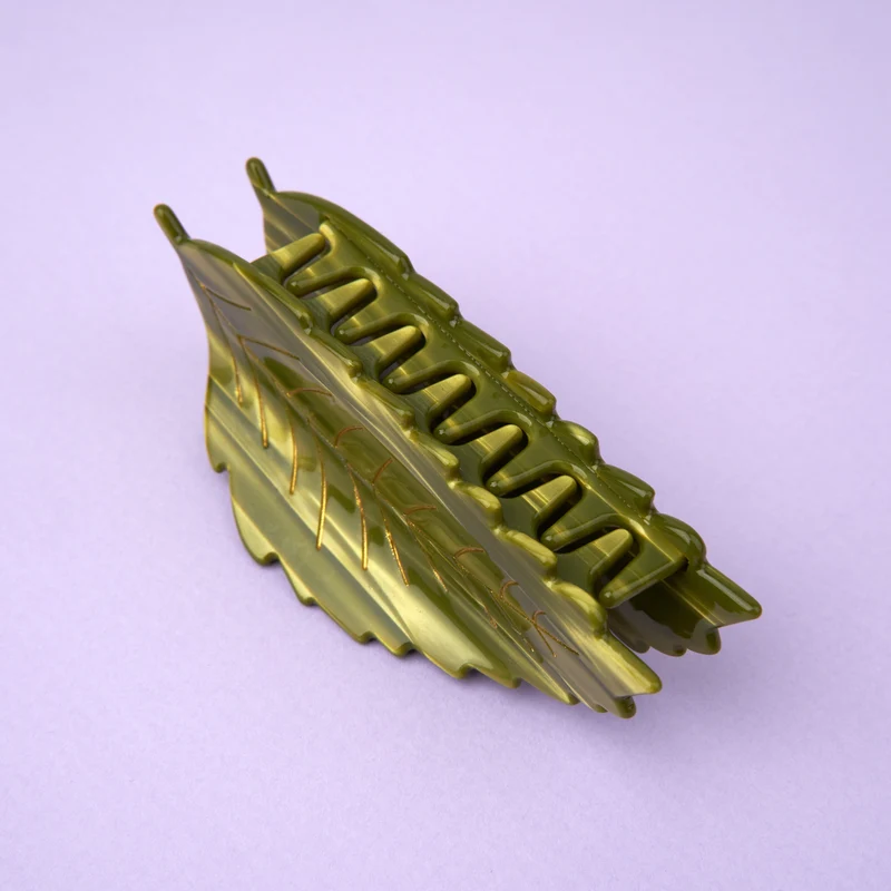 Pince à cheveux Feuille de châtaignier