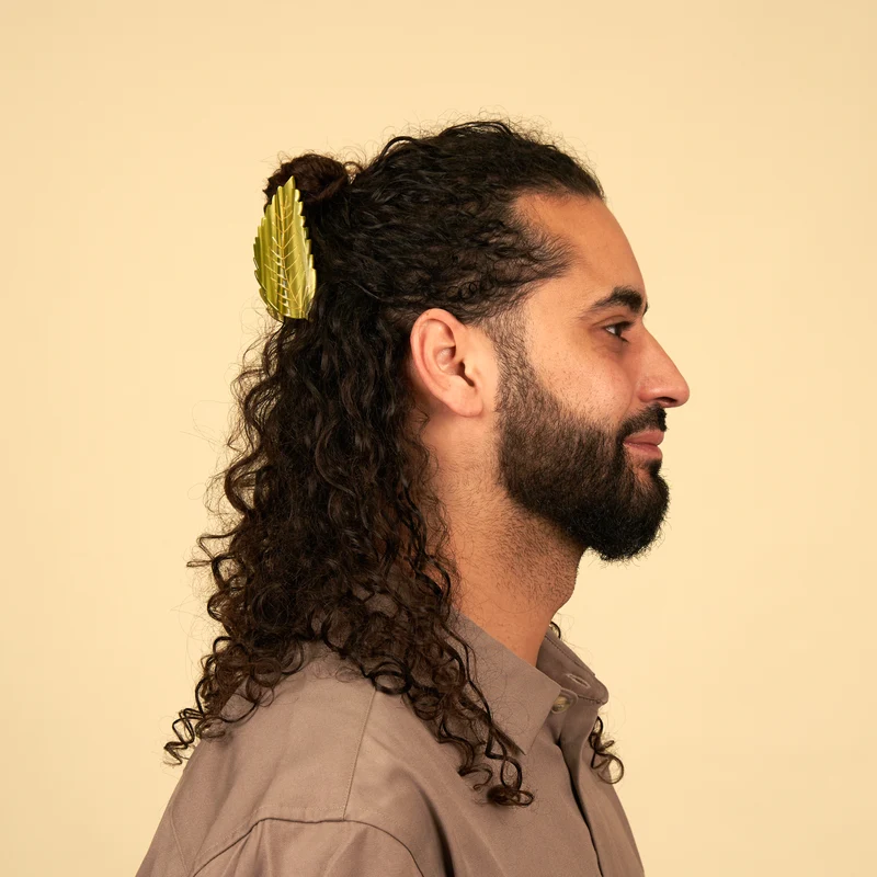 Pince à cheveux Feuille de châtaignier