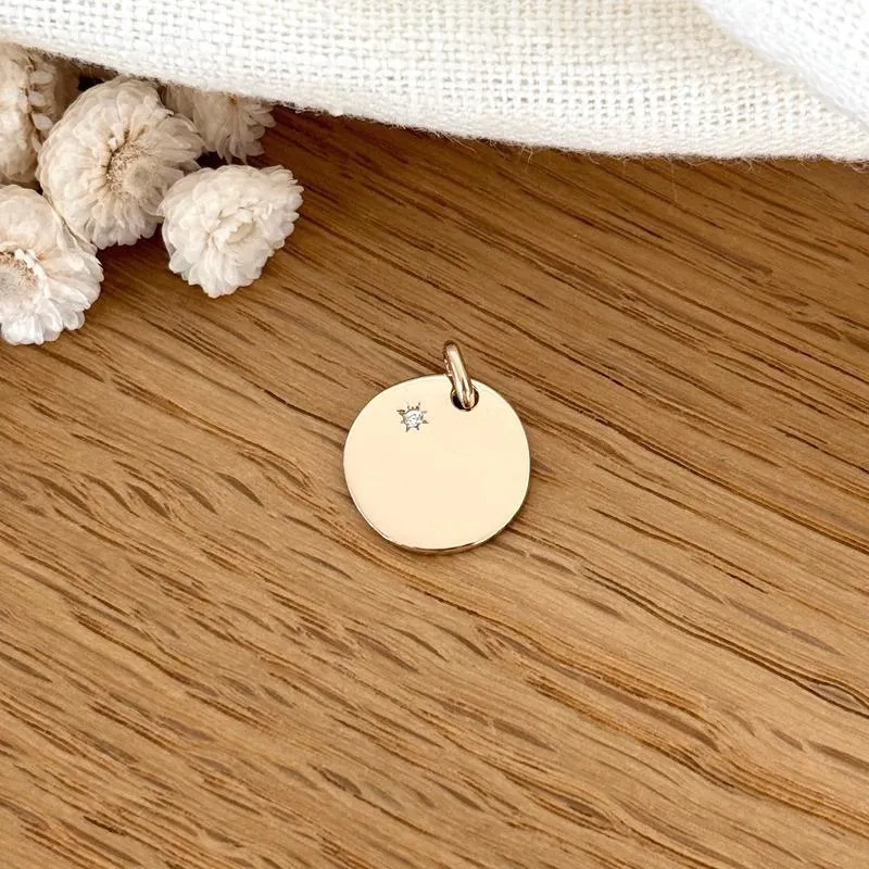 Pendentif "Star" plaqué or