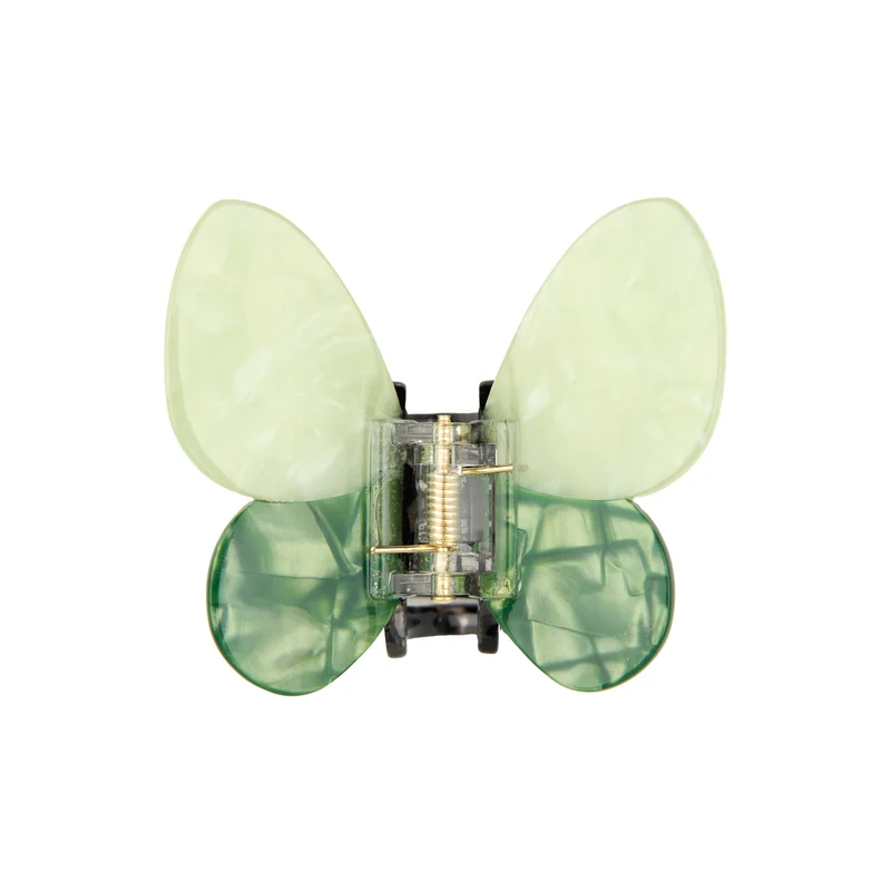 Pince à cheveux Papillon Vert