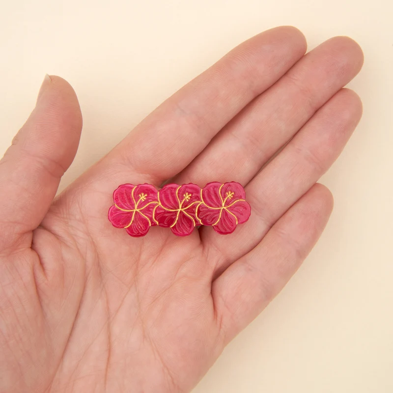 Barrette Hibiscus