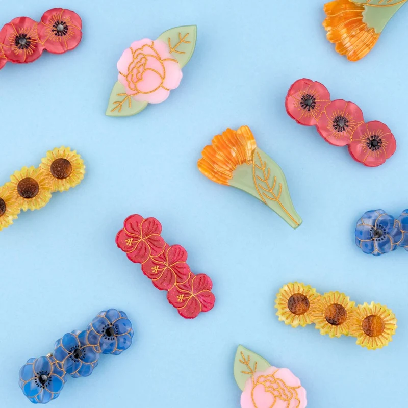 Barrette Hibiscus