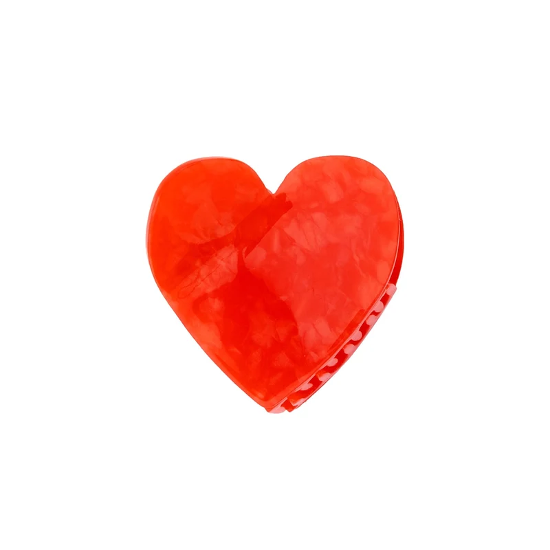 Pince à cheveux Coeur Rouge