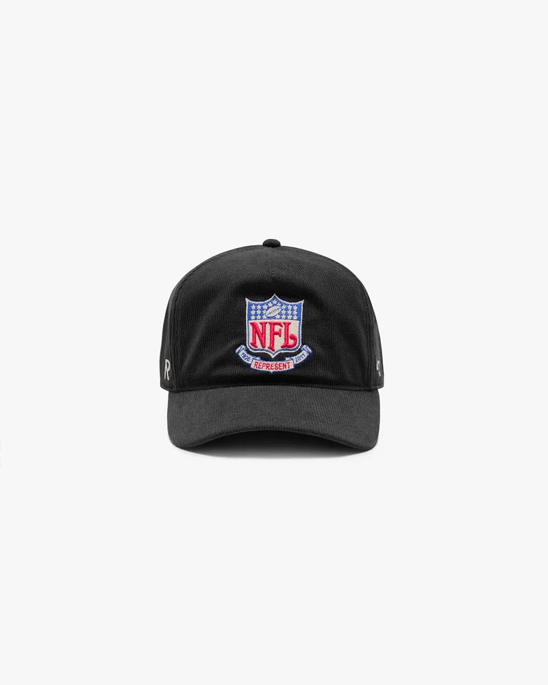 NFL Shield X Represent X 47 Cap - Jet Black