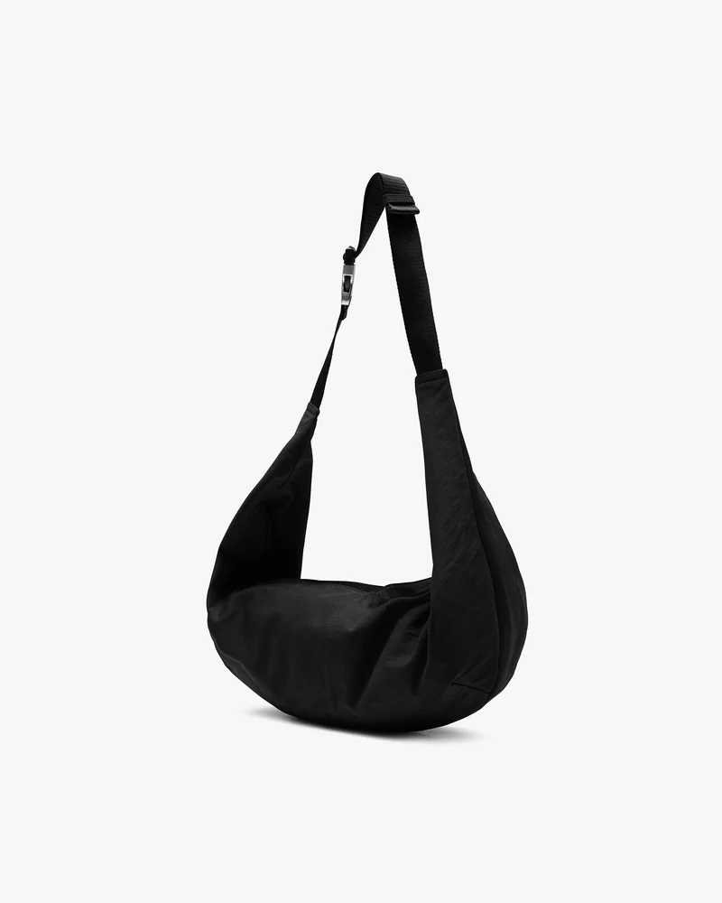 Initial Crossbody Bag - Jet Black