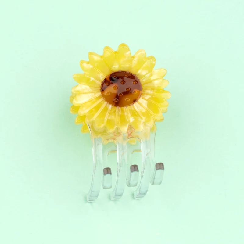 Mini pince à cheveux Tournesol