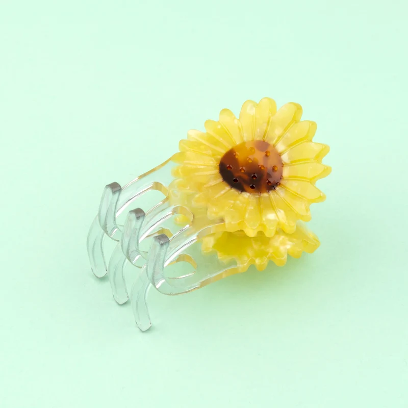 Mini pince à cheveux Tournesol