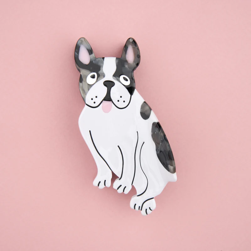 Pince à cheveux Bouledogue