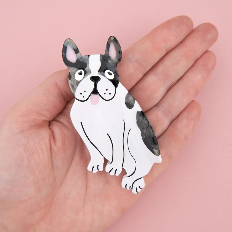 Pince à cheveux Bouledogue