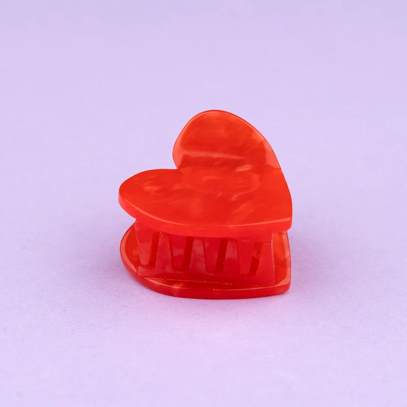 Mini pince à cheveux Coeur