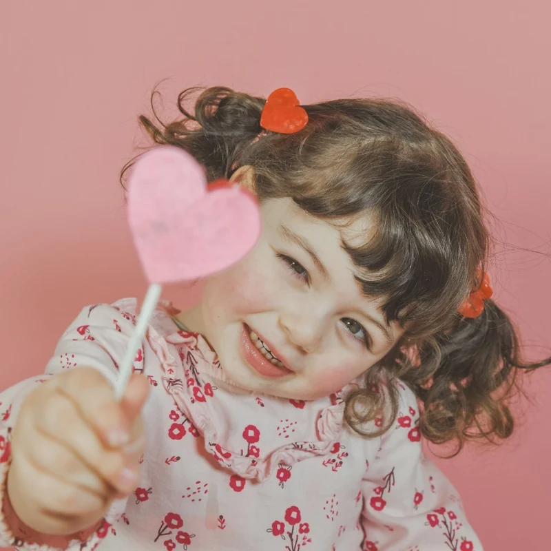 Mini pince à cheveux Coeur