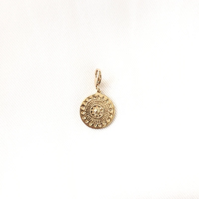 Charm "Assia" plaqué or