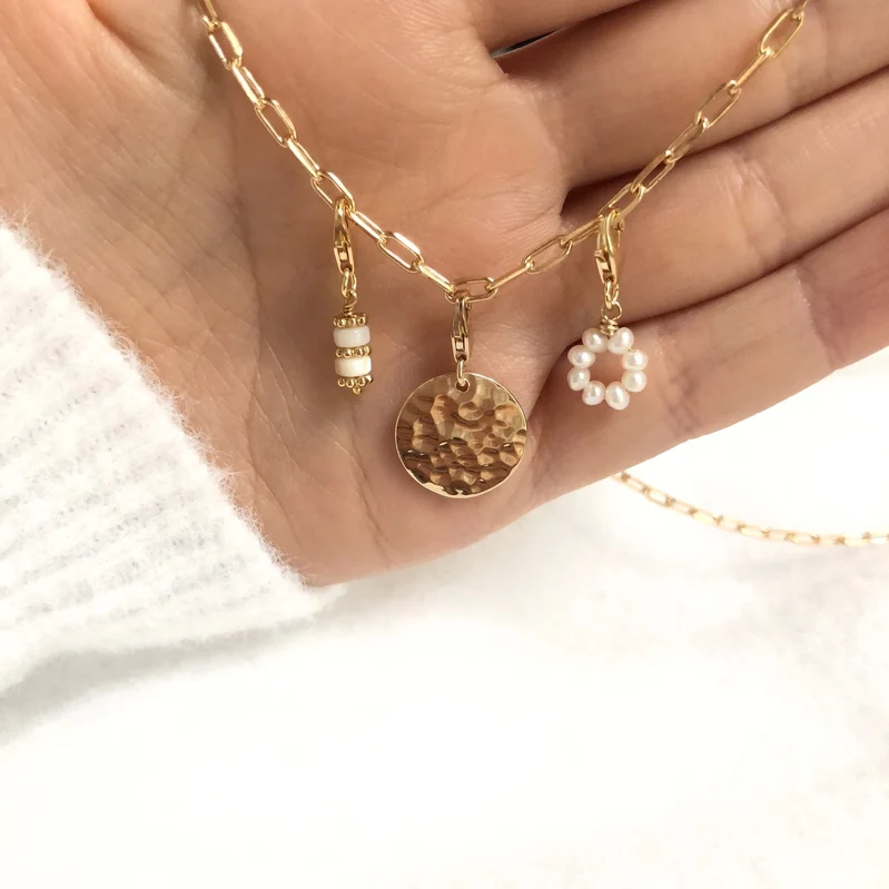 Charm "Hita" plaqué or