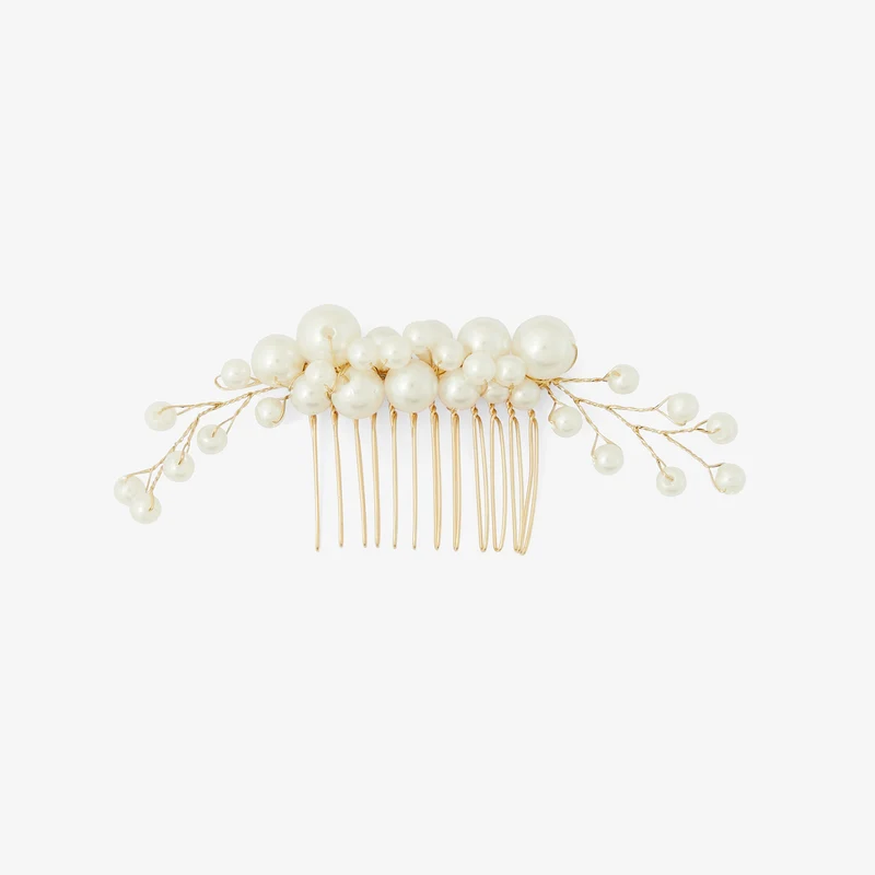 Peigne à cheveux de cérémonie perlé