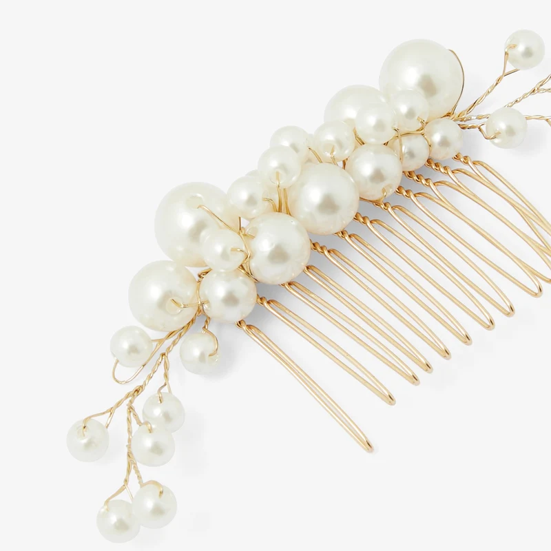 Peigne à cheveux de cérémonie perlé