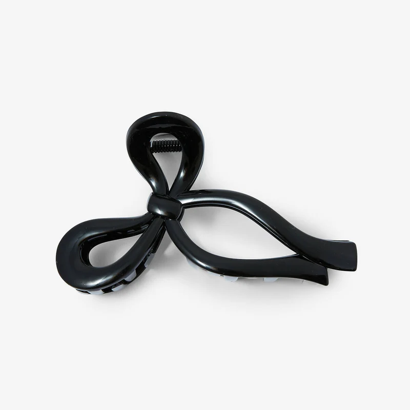Pince à cheveux nœud noir