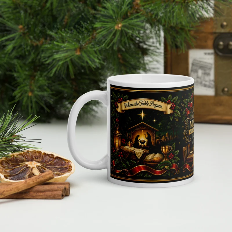 God Is A Mission™ — 2026 Founding Collection White Glossy Mug