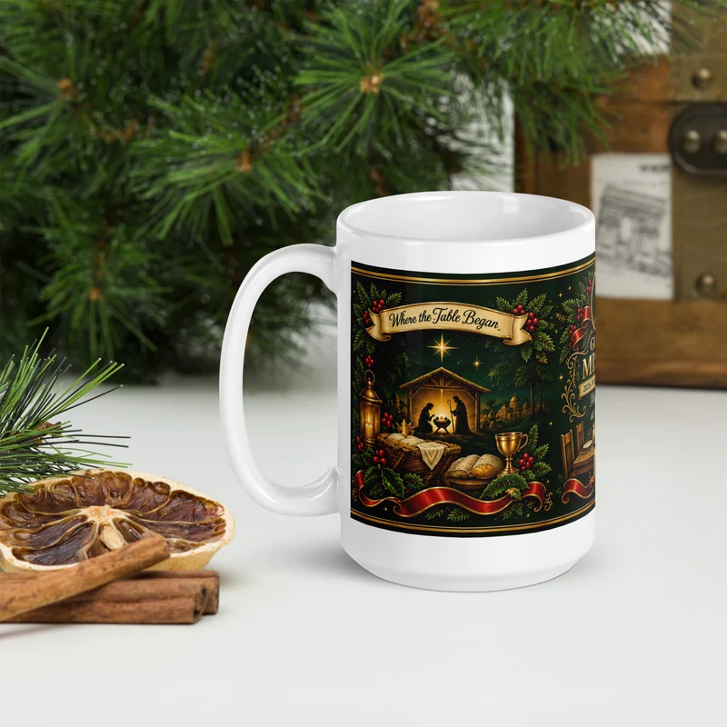 God Is A Mission™ — 2026 Founding Collection White Glossy Mug