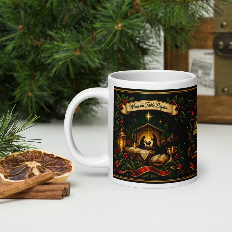 God Is A Mission™ — 2026 Founding Collection White Glossy Mug