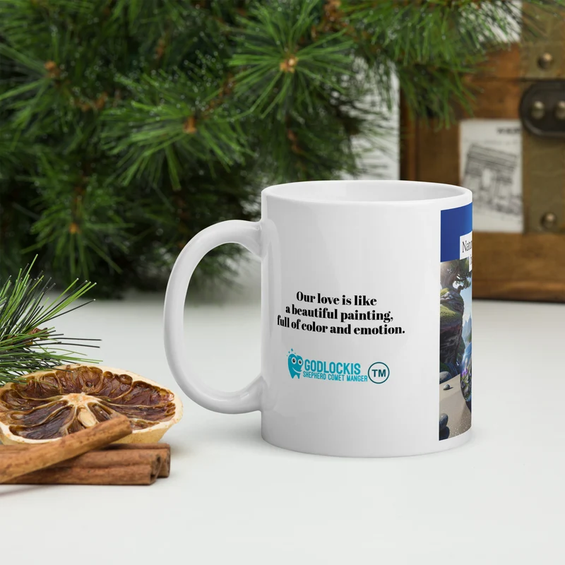 Custom White Glossy Mug - Sturdy & Stylish, Available in 11 oz, 15 oz, and 20 oz Sizes