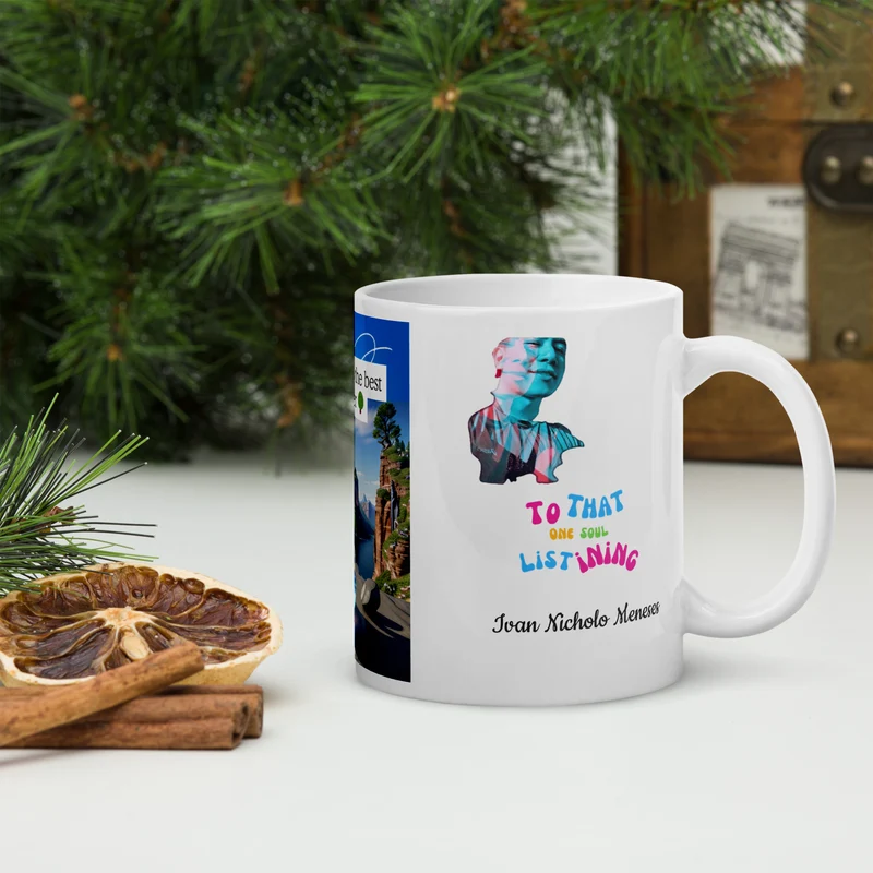 Custom White Glossy Mug - Sturdy & Stylish, Available in 11 oz, 15 oz, and 20 oz Sizes
