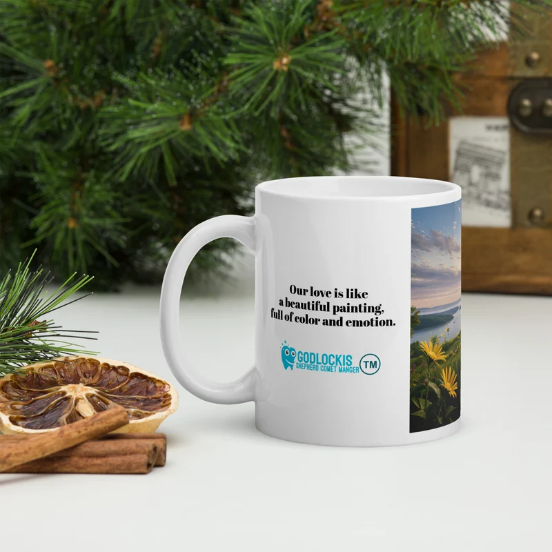 Custom White Glossy Mug - Sturdy & Stylish, Available in 11 oz, 15 oz, and 20 oz Sizes