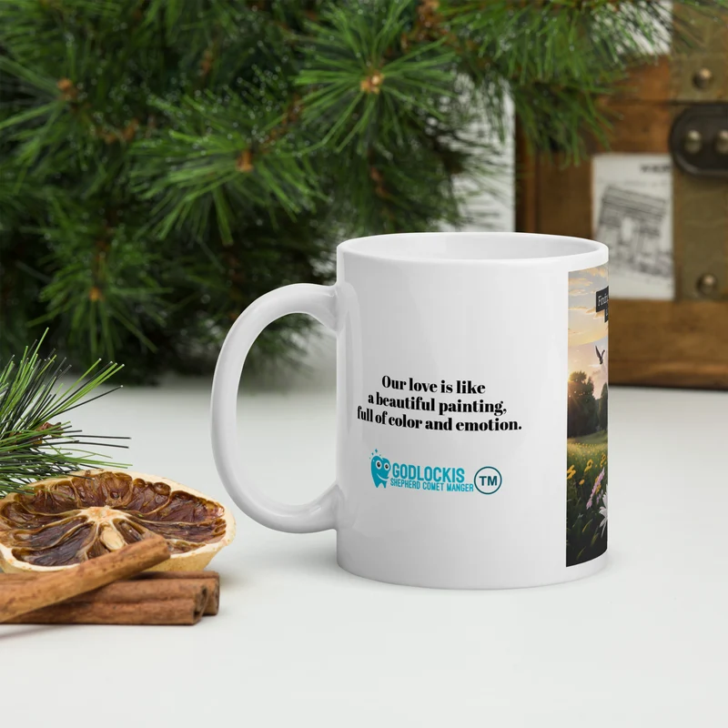 Custom White Glossy Mug - Sturdy & Stylish, Available in 11 oz, 15 oz, and 20 oz Sizes
